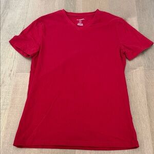 Goodfellow & Co Men's Bold Red V-Neck Tee
